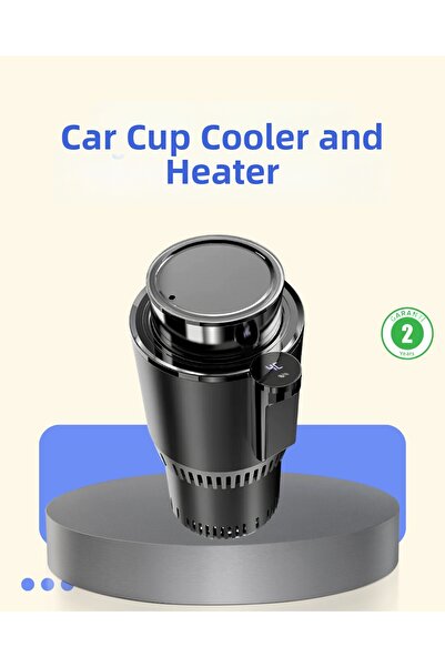 Epilons Suport pentru pahare inteligent pentru mașină, încălzitor, răcitor, c...