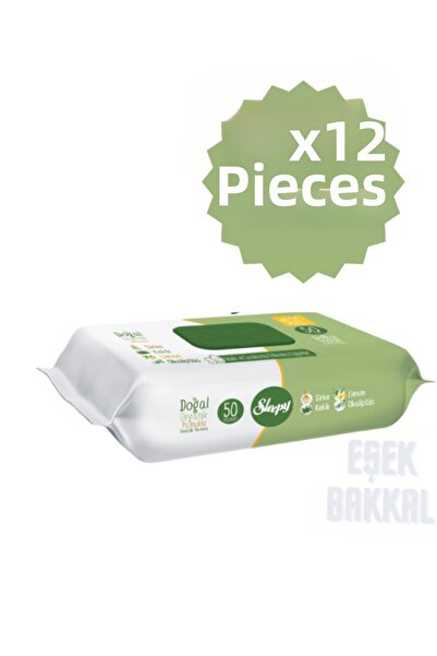 Sleepy مجموعة مكونة من 12 منشفة تنظيف الجسم والوجه واليدين من القطن الطبيعي م...