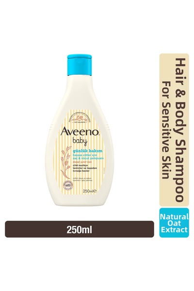 AVEENO شامبو للشعر والجسم للأطفال 250 مل