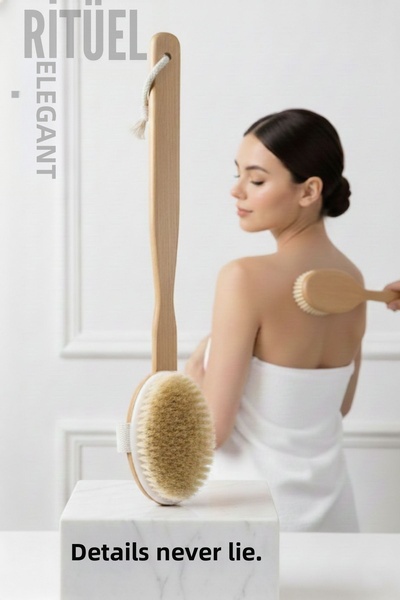 KaktüsKedi فرشاة الاستحمام الطبيعية من نوفيليني للظهر والسيلوليت716166