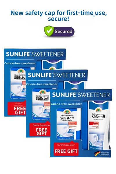 Sunlife حلواني حلو 1200 قطعة 300 قرص هدية × 3 قطع