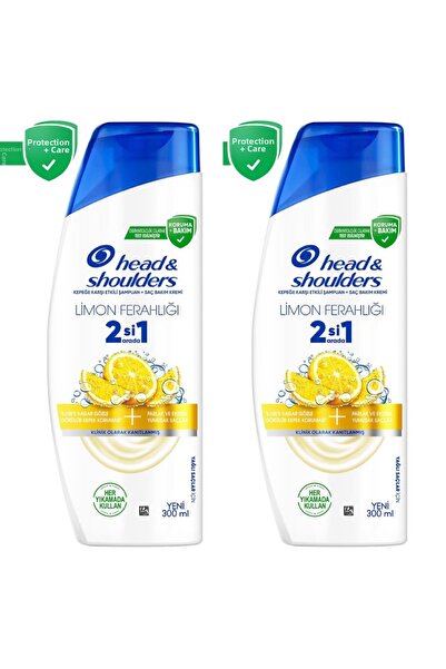 Head & Shoulders شامبو ليمون فيريلكي 2 في 1 فعال ضد القشرة × 2 قطعة