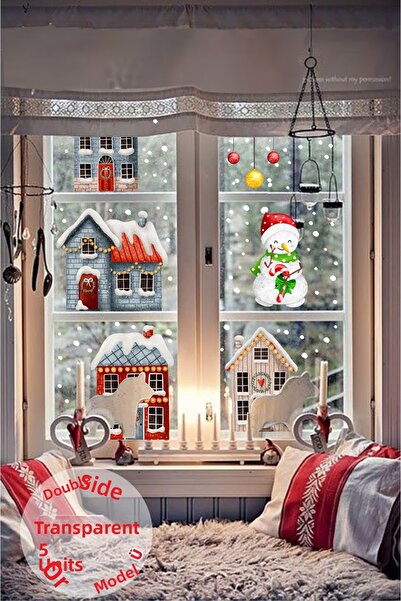 efekt reklam Set de autocolante pentru fereastră din sticlă pentru cameră pen...