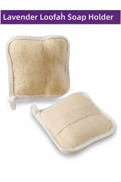 TrendMilano Natural Pumpkin Fiber Lavender Soap - Relaxing & Moisturizing Han...