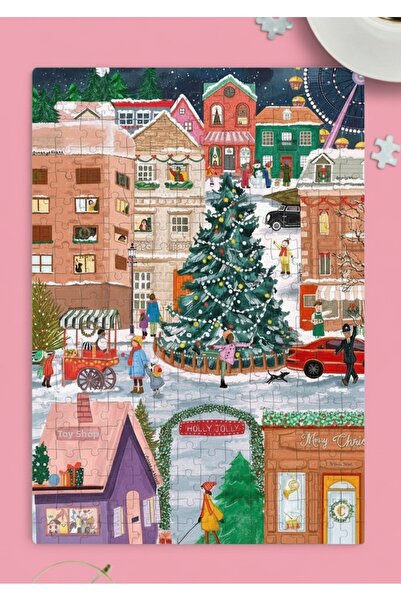 PRİNTOPİA DESİGN Fairy Tale Carousel Puzzle - 99 Piece Decorative Standing Pu...