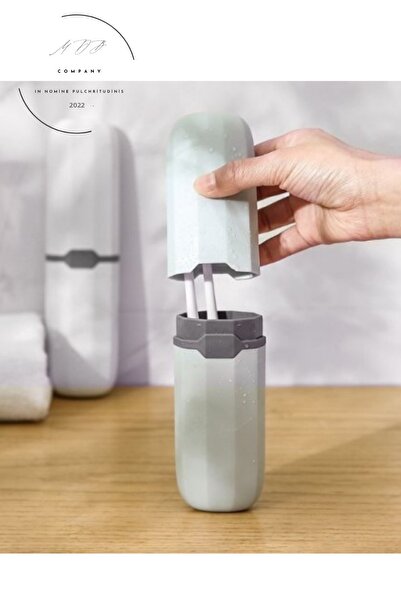 FORSEİ LUCA Travel Type Toothbrush and Makeup Brush Container Glasses Container