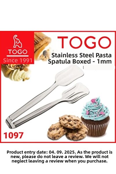 Hızlı Çeyiz Stainless Steel Pasta Salad Pastry Serving Tongs Boxed 1mm 1 Piece