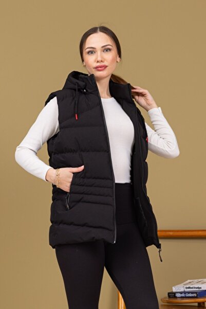 Boymen Waterproof Women's Vest Detachable Hooded Vest Comfortable Fit