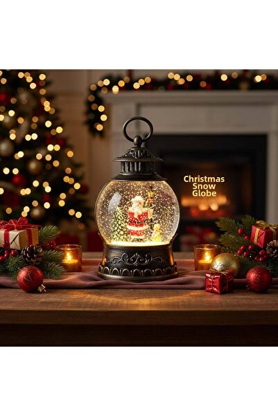 Ritzz نموذج كروي مضيء للثلج في عيد الميلاد مع محرك