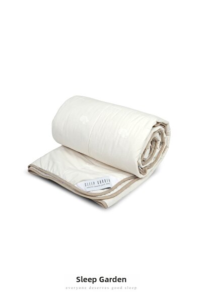 Sleep Garden Wool Vera Natural Wool Quilt Double Size 195X215 with Interlinin...