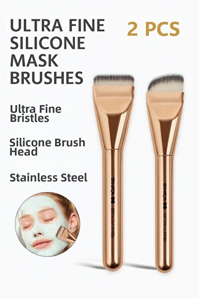 SİNKA Μάσκα Βούρτσα 2 τεμαχίων Εξαιρετικά λεπτή και υψηλής ποιότητας βούρτσα μάσκας