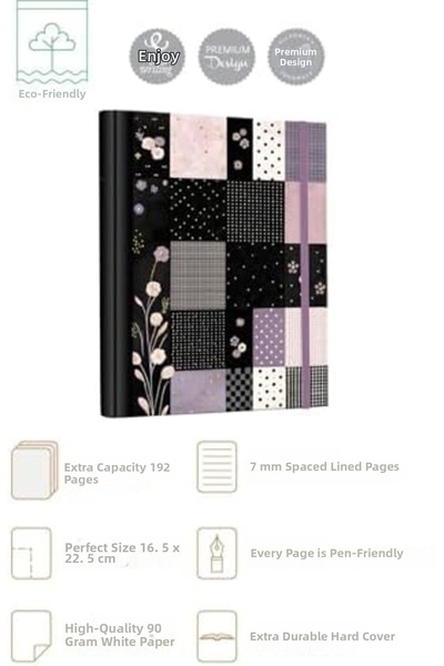 Nacario Nrcrioshop Hidden Spiral Notebook Hard Cover 192 Pages 96 Sheets 17X2...
