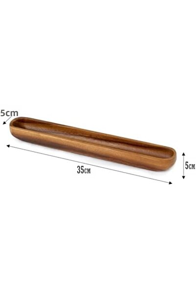 Yıldızan Msa Shop Acacia Wood Olive Plate, Olive Tray, Wooden Olive Tray Hand...
