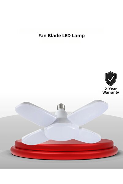 CT STONES Bec LED cu 4 brațe pliabile, 60 wați, iluminare ridicată și economi...