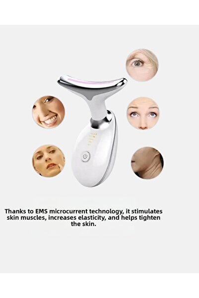 ZERO LAND Svl-Shop Ems Microcurrent Face and Neck Firming Device 7000 Vpm Vib...