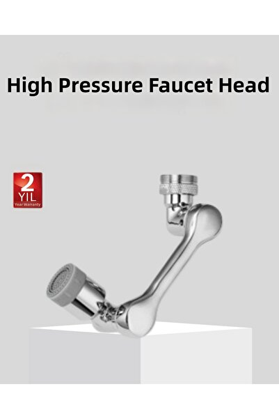 ZERO LAND Lvsqvr Rotating Faucet Head Multi-Angle Robotic Arm (82813) Water-Saving