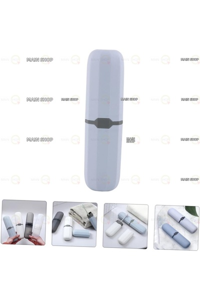 seahome 2 Pcs Travel Type Accessory Carry Glasses Toothpaste Storage Makeup B...