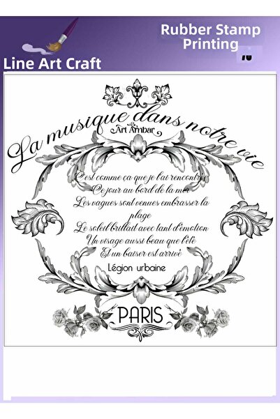 LİNEART طباعة روبون بالكي رقم: RB78-30x30 سم