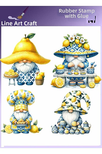 LİNEART Iron-On Rubon Printing Transfer No:Rb147-30X30Cm