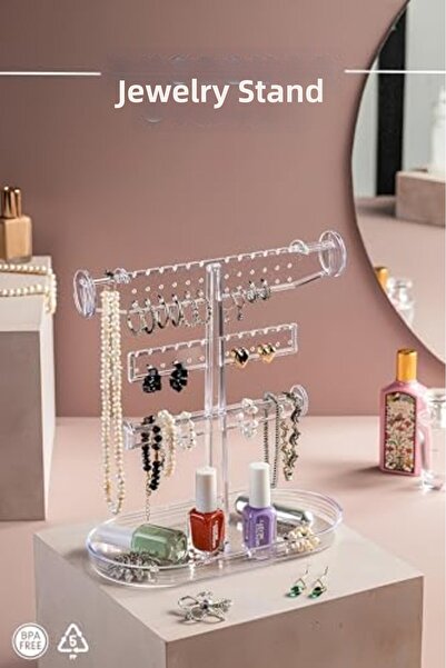 Nacario Nrcrioshop 3-Tier Polypropylene Jewelry Organizer |   Modern and Styl...