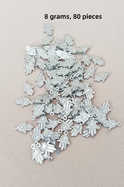 Royaleks Oya فستان سهرة قلادة سوار شبكي معدني بلاستيك ترتر فضي اللون 8 جرام 8...