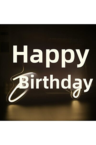 Nemere عيد ميلاد سعيد مكتوب عليه نيون ليد من نيمير هوم