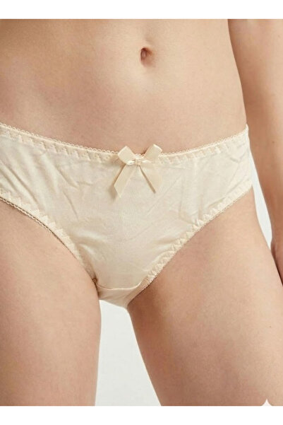 Comfort Women's Padded Lace Bra & Panty Set – Cream