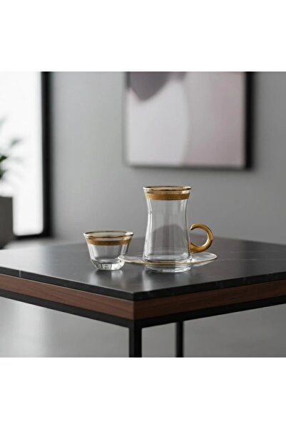 Byblos طقم قهوة وشاي مكون من 18 قطعة تركي