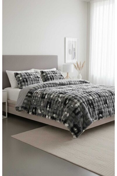 AURELIA HOME Tavşan Tüyü Soft Çift Kişilik Yatak Örtüsü