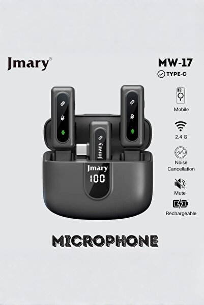 Jmary MW-17 Wireless Lavalier Microphone TYPE-C for Android and iPhone