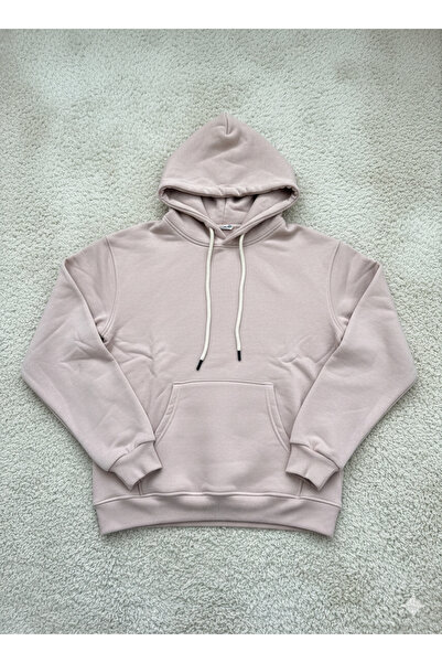 Fifty Color Ženska bež majica sa kapuljačom, 3 niti, Čupkani materijal Sa kap...