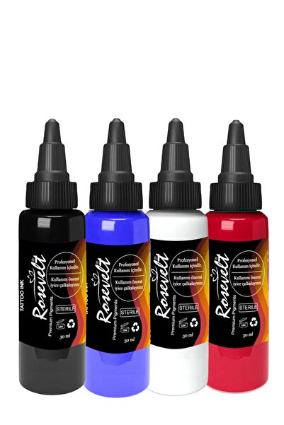 ROSEVELT Dövme Boyası Rainbow Tattoo Ink Set 30 ml