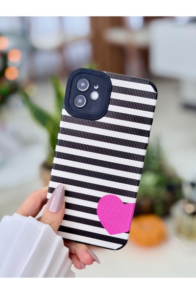 Go Aksesuar Iphone 11 Uyumlu Kaplama Tasarımlı Yumuşak Silikon Kamera Korumal...