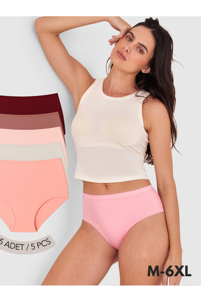 IPL سراويل داخلية نسائية، مجموعة سراويل داخلية نسائية كبيرة الحجم عالية الخصر...