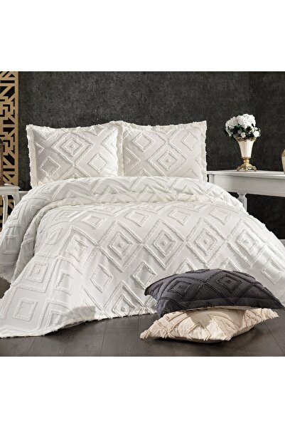 HOBBYDANTEEL غطاء سرير زيتوني (كريمي)