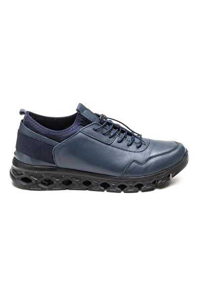 Bulldozer Erkek Deri Casual Ayakkabı 250057 - Lacivert - 43