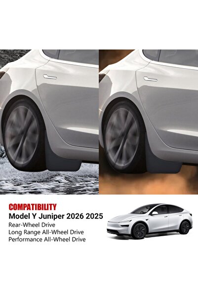 campasist Tesla Y Juniper Model Araç İçin Çamurluk Koruyucusu