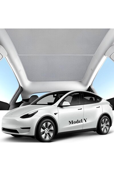 campasist Tesla Model Y ve Juniper için Cam Tavan Güneşlik, UV Koruma