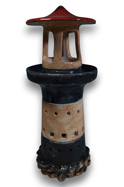 toprakanaart DENİZ FENERİ, Şamdan - Mumluk - Buhurdanlık 11 x 27cm