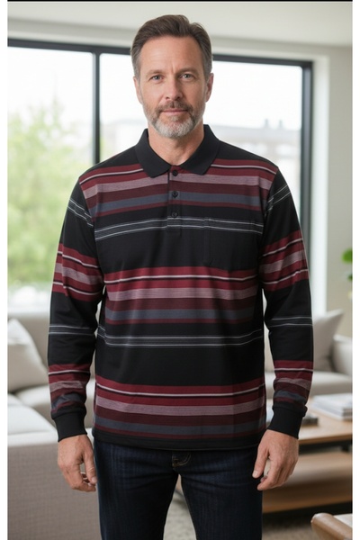 güncüoğlu UZUN KOLLU CEPLİ KOLLARI RİBANALI ALT KISMI DÜZ KLASİK ERKEK PENYE