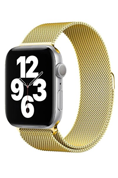 Quse Apple Watch 46mm/45mm/44m & Series 1-3 42mm ile Uyumlu Milano Loop Manye...
