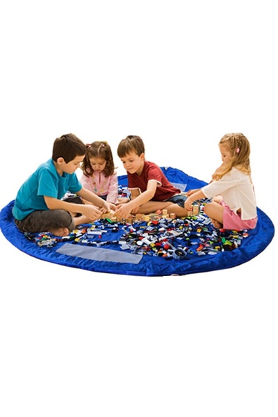 İSP Χαλί παιχνιδιού και τσάντα οργάνωσης αποθήκευσης παιχνιδιών, 2 σε 1