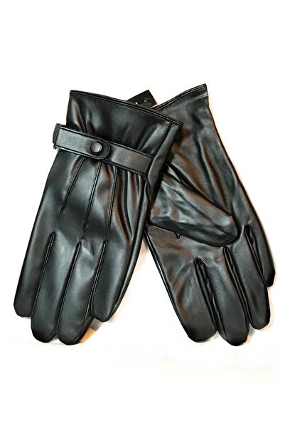 mugees Men's Faux Leather Gloves Touch Screen Compatible