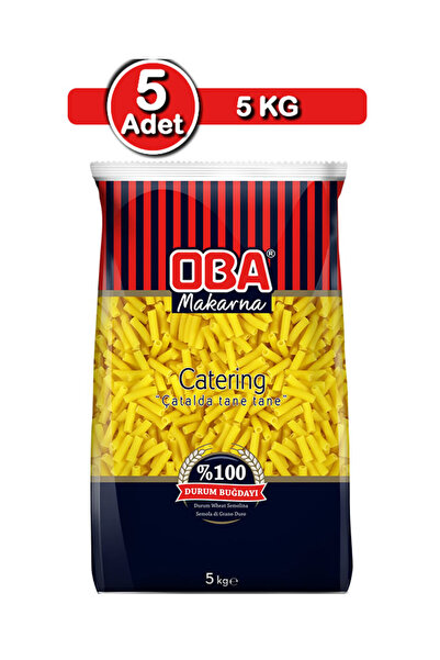 OBA Kalın Kesme Makarna 5 Kg x 5 Adet | Toptan Paket Fırsatı