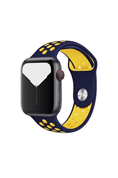 Quse Apple Watch 41/40/38mm & Series 10/11 42mm Uyumlu Delikli Spor Silikon K...