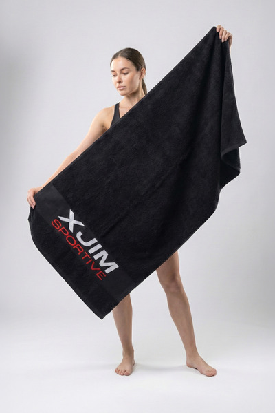 XJIM منشفة رياضية وحمام 75×150 |   منشفة قطنية سريعة الجفاف، ماصة، ناعمة ومتينة