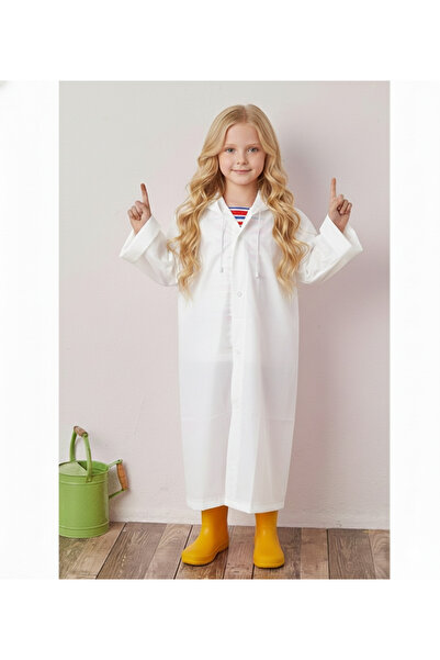 İMEXTECH Unisex Παιδικό Αδιάβροχο Αδιάβροχο Λευκό Νερό
