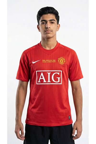 cloudsteps تيشرت مانشستر يونايتد 2008 كلاسيك أحمر