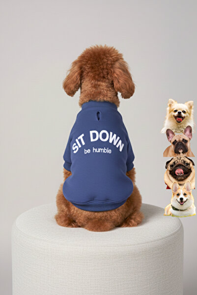 salya store Be Humble Dog College Jacket, Small Breed Dog Apparel