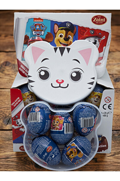 Collectors Store Paw Patrol Glutensiz Çikolatalı Sürpriz Yumurta 5 Adet & Hed...